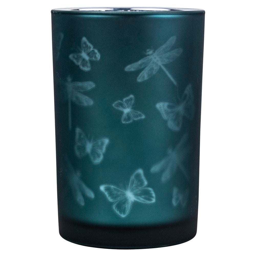 Theelichthouder insecten petrol large 18cm*