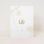 Postcard 'Hey hello'