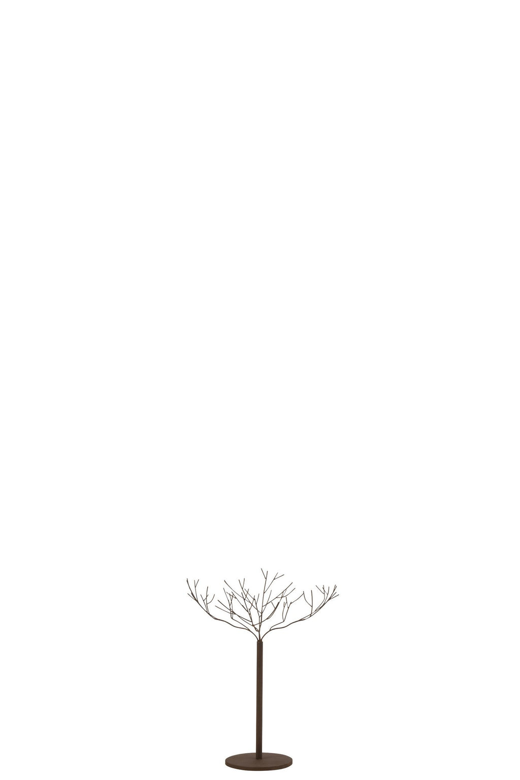 J-Line decoratie Boom - metaal - bruin - small