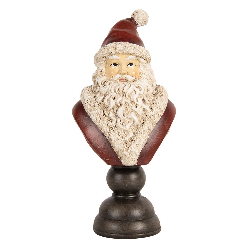Kerstdecoratie Beeld Kerstman 11x8x22 cm Rood Kunststof