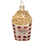 Kersthanger 6x3x10 cm Wit Glas