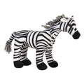 Deurstopper Zebra 37x13x30 cm Zwart Wit Polyester Deurklem