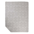 Plaid Wafel hertenpatroon beige 150x200cm