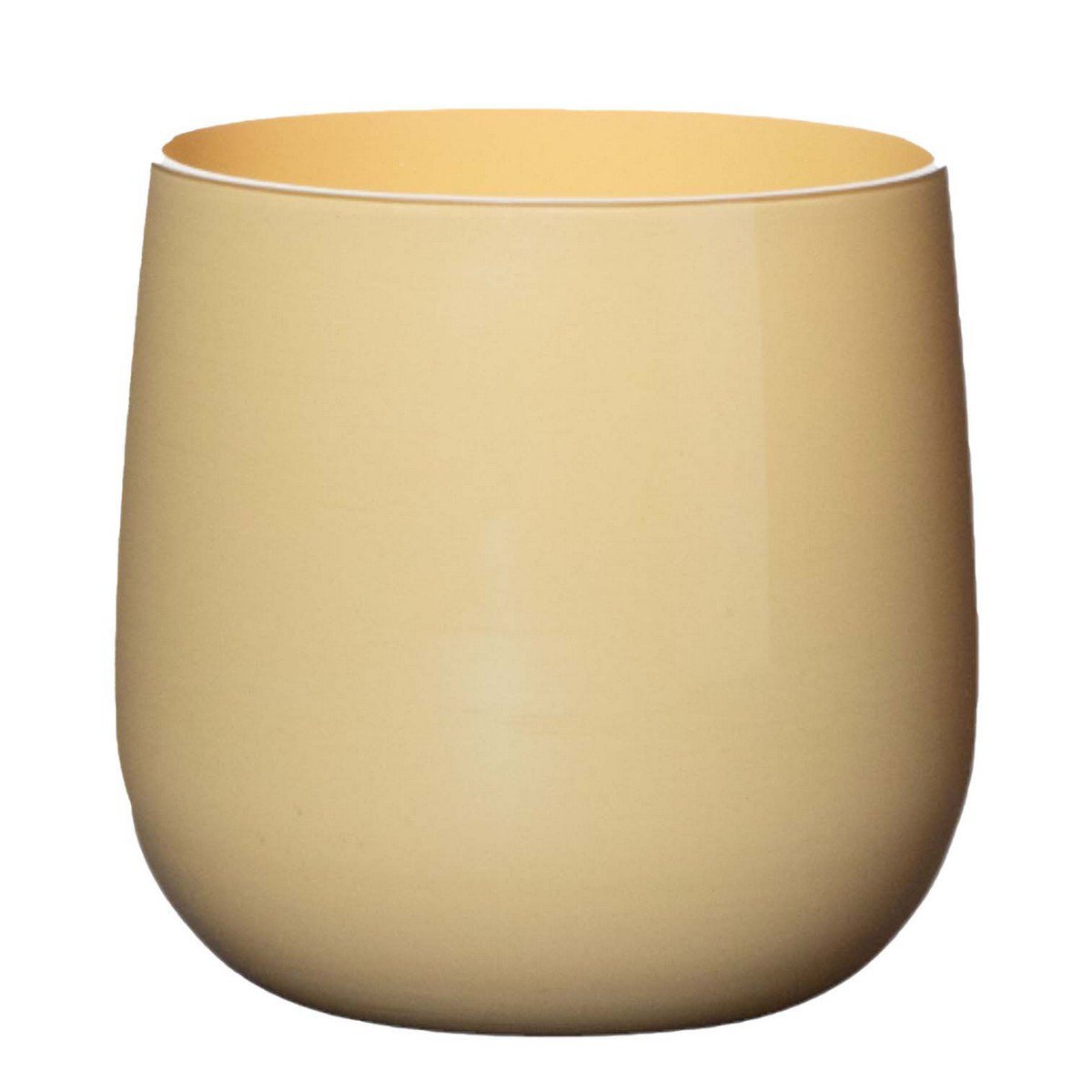Calvin Vaas geel h18 d19,5cm