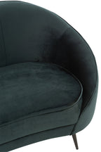 J-Line Sofa Elisabeth Textiel/Metaal Groen