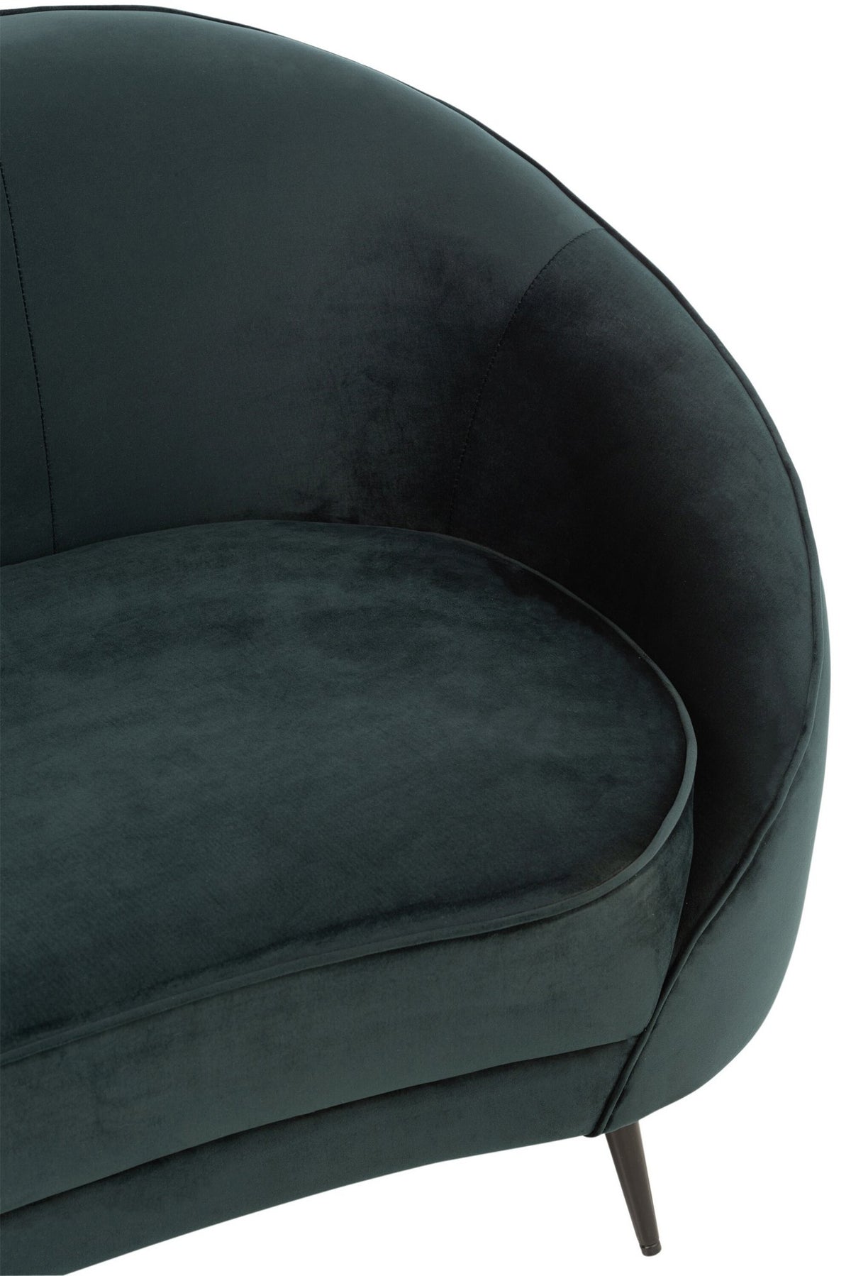 J-Line Sofa Elisabeth Textiel/Metaal Groen
