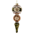 Kerstbal Ø 6x17 cm Groen Glas