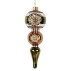 Kerstbal Ø 6x17 cm Groen Glas