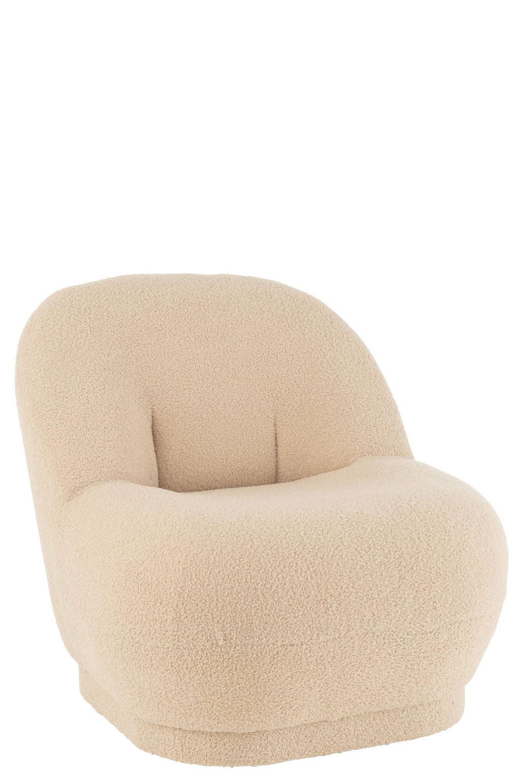 J-Line Zetel Teddy Bouclé Warm Beige