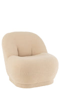 J-Line Zetel Teddy Bouclé Warm Beige