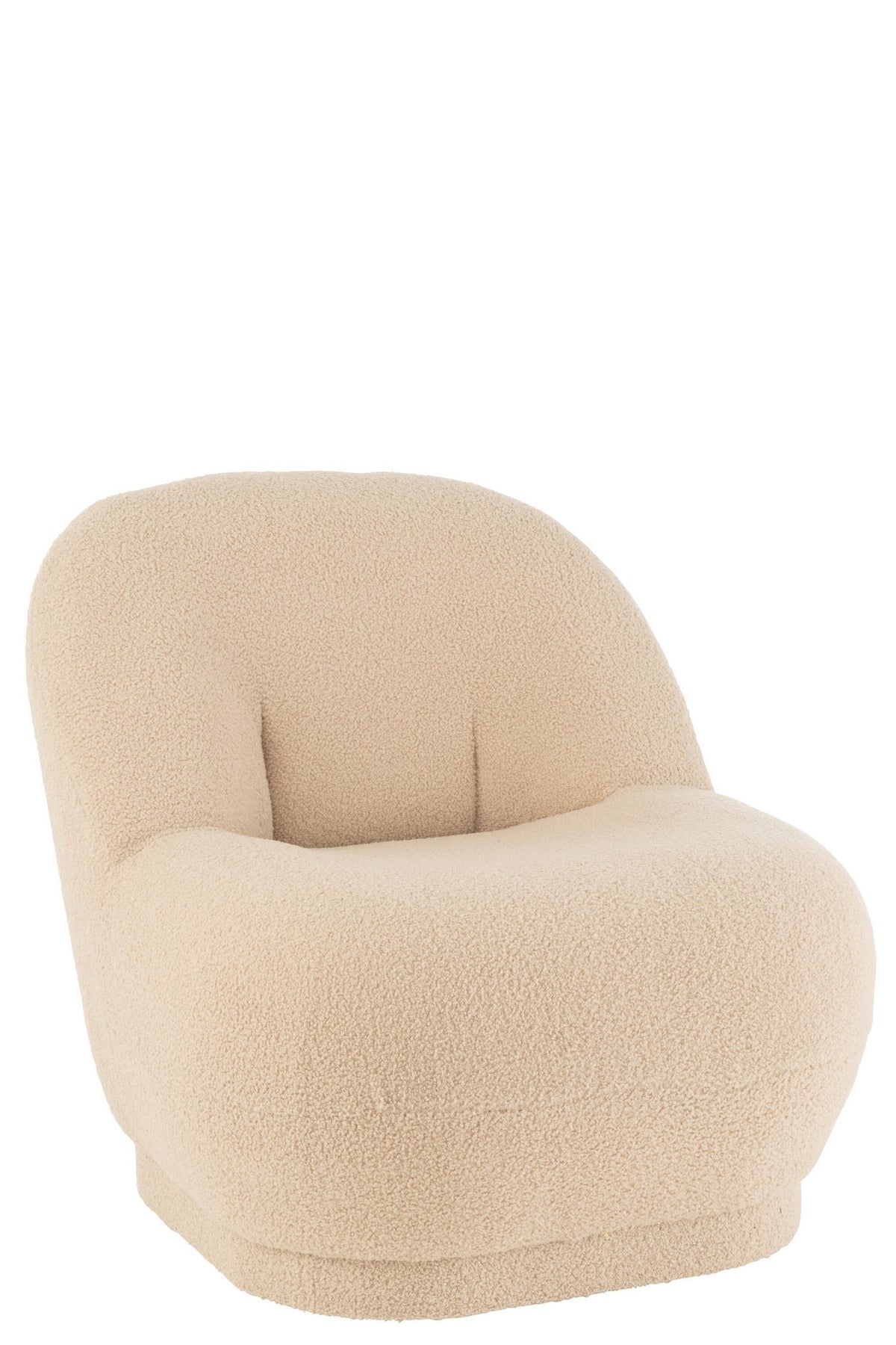 J-Line Zetel Teddy Bouclé Warm Beige