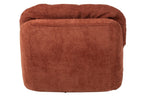 J-Line Gecomprimeerde chaise longue - schuim - roest