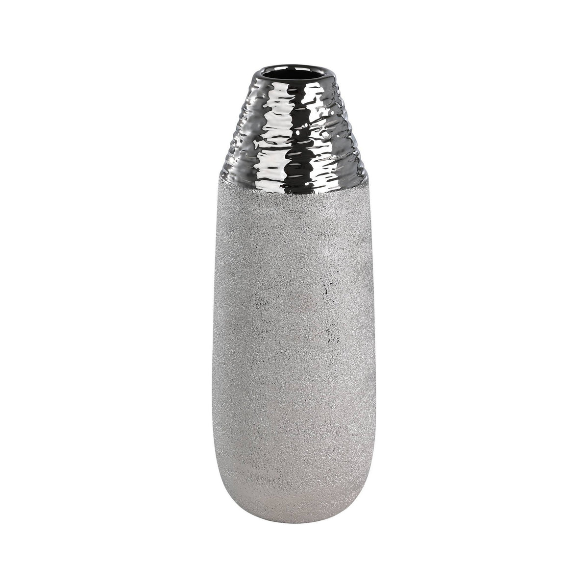 Vaas Aramberri Zilver 12x35 cm
