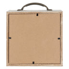Spaarpot 15x8x15 cm Wit MDF