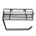WC Rol Houder 20x12x12 cm Zwart IJzer Toiletrolhouder