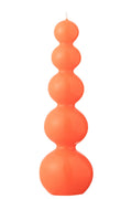 J-Line Kaars Kalebas Fluo Rood - 25 Uur