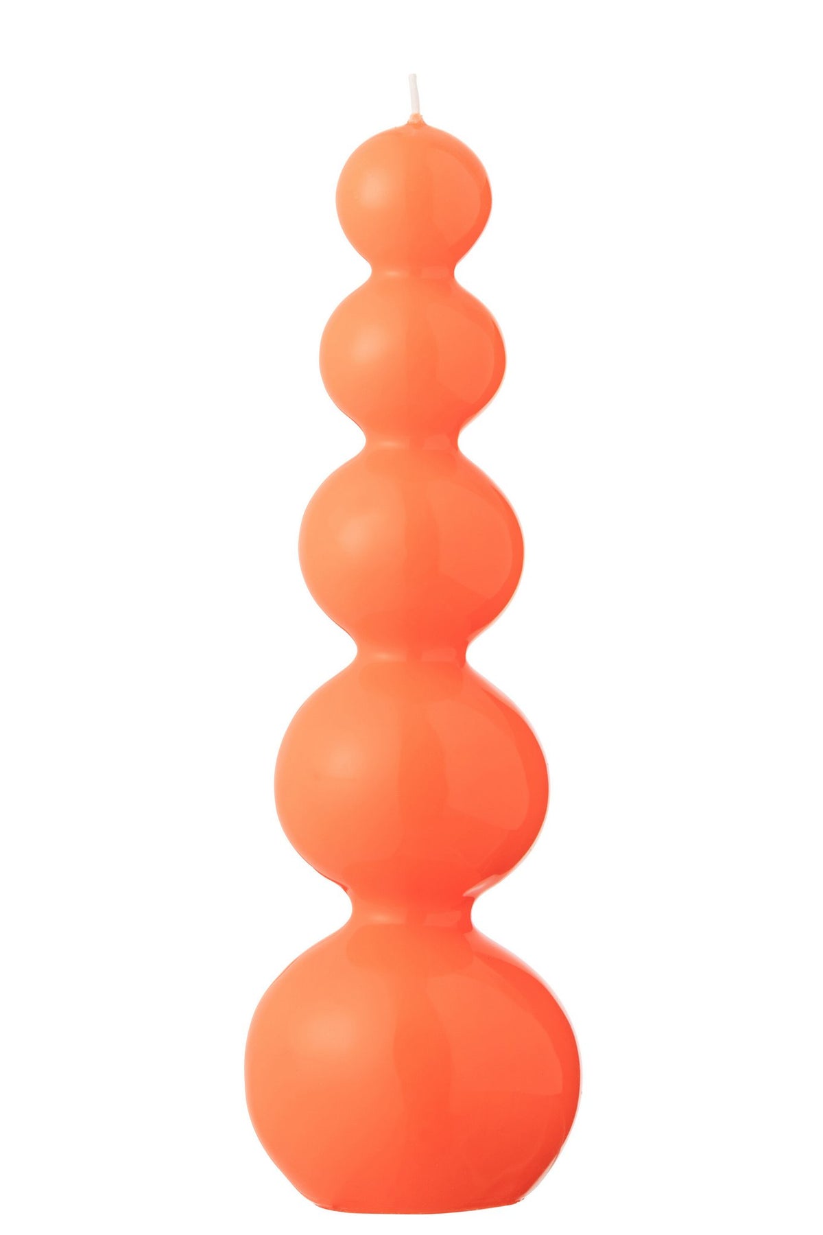 J-Line Kaars Kalebas Fluo Rood - 25 Uur