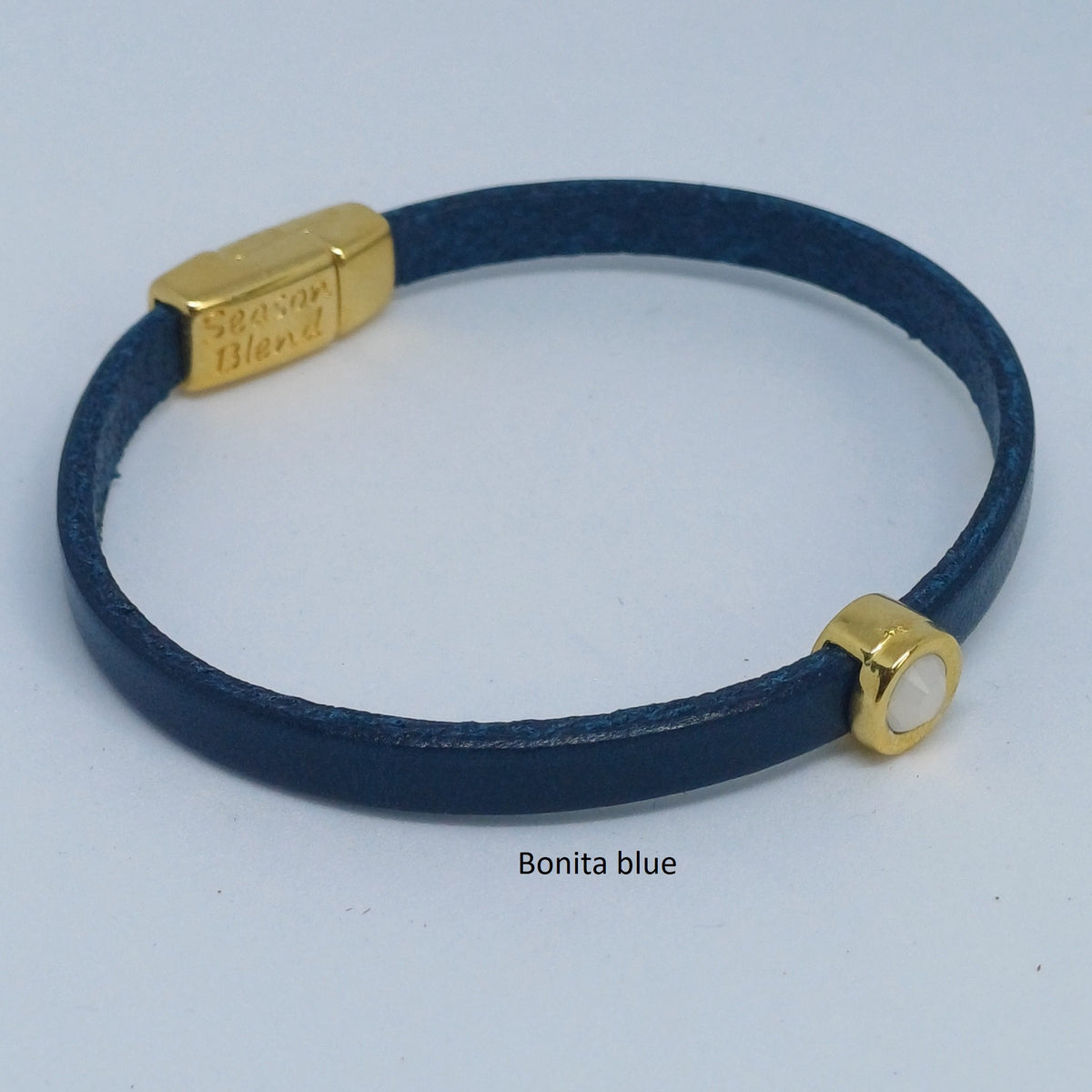 Shorty leren armband 24K verguld