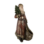 Kerstdecoratie Beeld Kerstman 24x17x47 cm Rood Kunststof