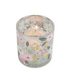 Theelichthouder wilde bloemen roos small 8cm