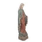 Decoratie Beeld Maria 24x16x63 cm Beige Keramisch materiaal