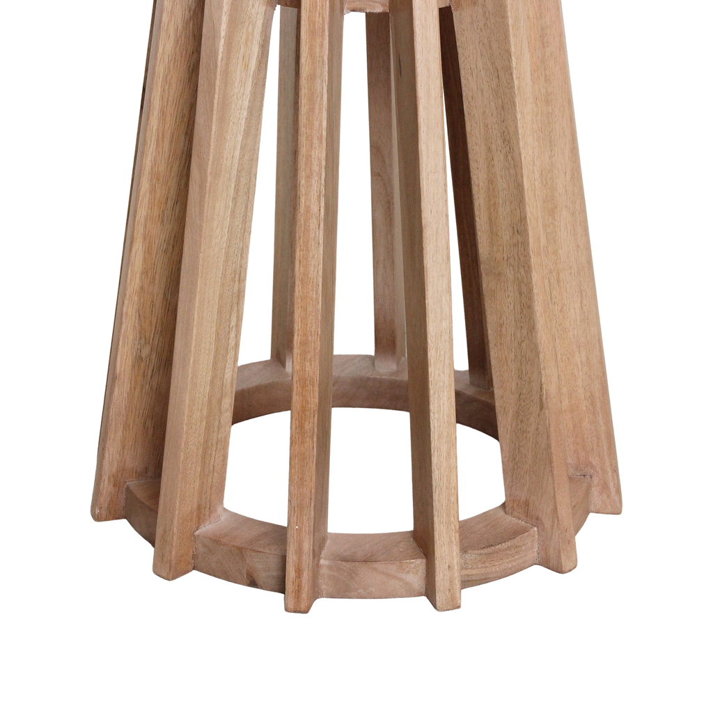 Sarawak bijzettafel marmer wit - 40x40x50 cm