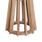 Sarawak bijzettafel marmer wit - 40x40x50 cm