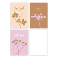 Fall '25 minikaartjes - Mix 30 stuks - Flowers