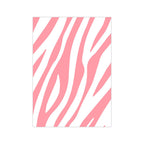 Kaart Zebra Pattern neon, per 10 stuks
