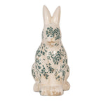 Decoratie Beeld Konijn 13x10x21 cm Beige Keramiek