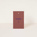 Label Thank you