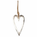 Metalenhanger hart 8x10.5cm