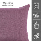 Decoratieve kussenhoezen – Huishoudtextiel – Jutestof verborgen ritssluiting – 16x16 inch 5-delige set
