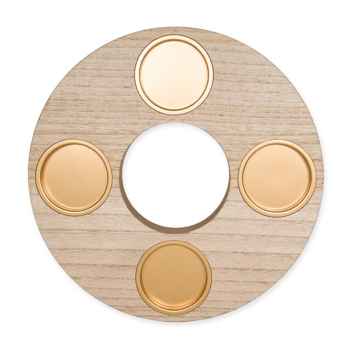 Kaarshouder "Ring" Ø ca. 30 cm