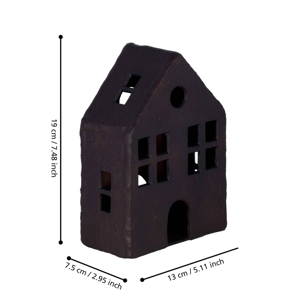 Ornament Belderrig Bruin 13x8x19 cm