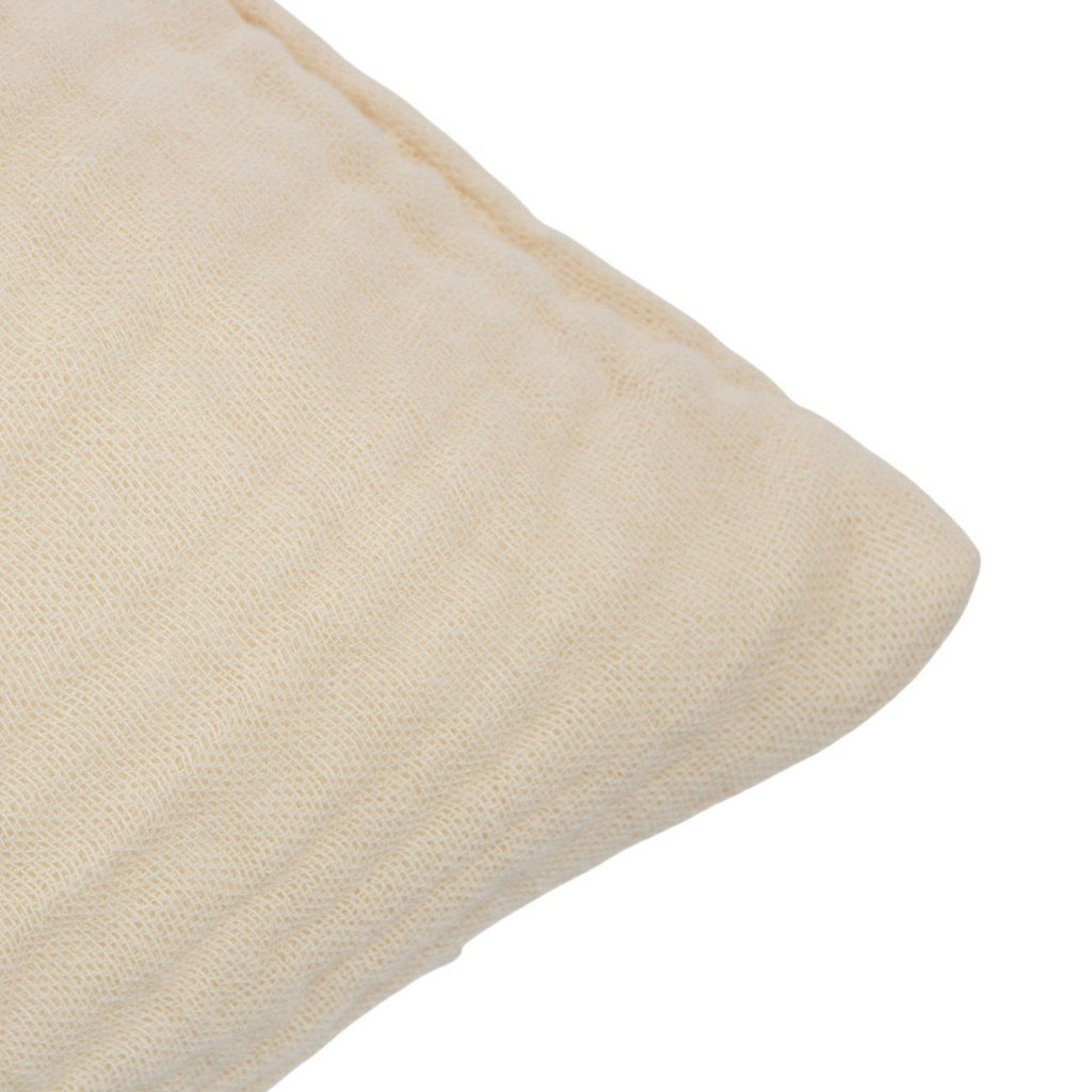 Nova kussen mousseline crème 45x45cm