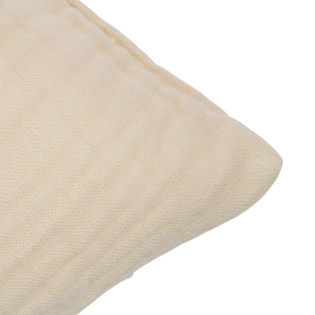 Nova kussen mousseline crème 45x45cm