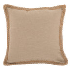 Kussen (gevuld) Hessian - 45X45CM, taupe