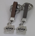 Sleutelhanger van leer Happy Home met Eye
