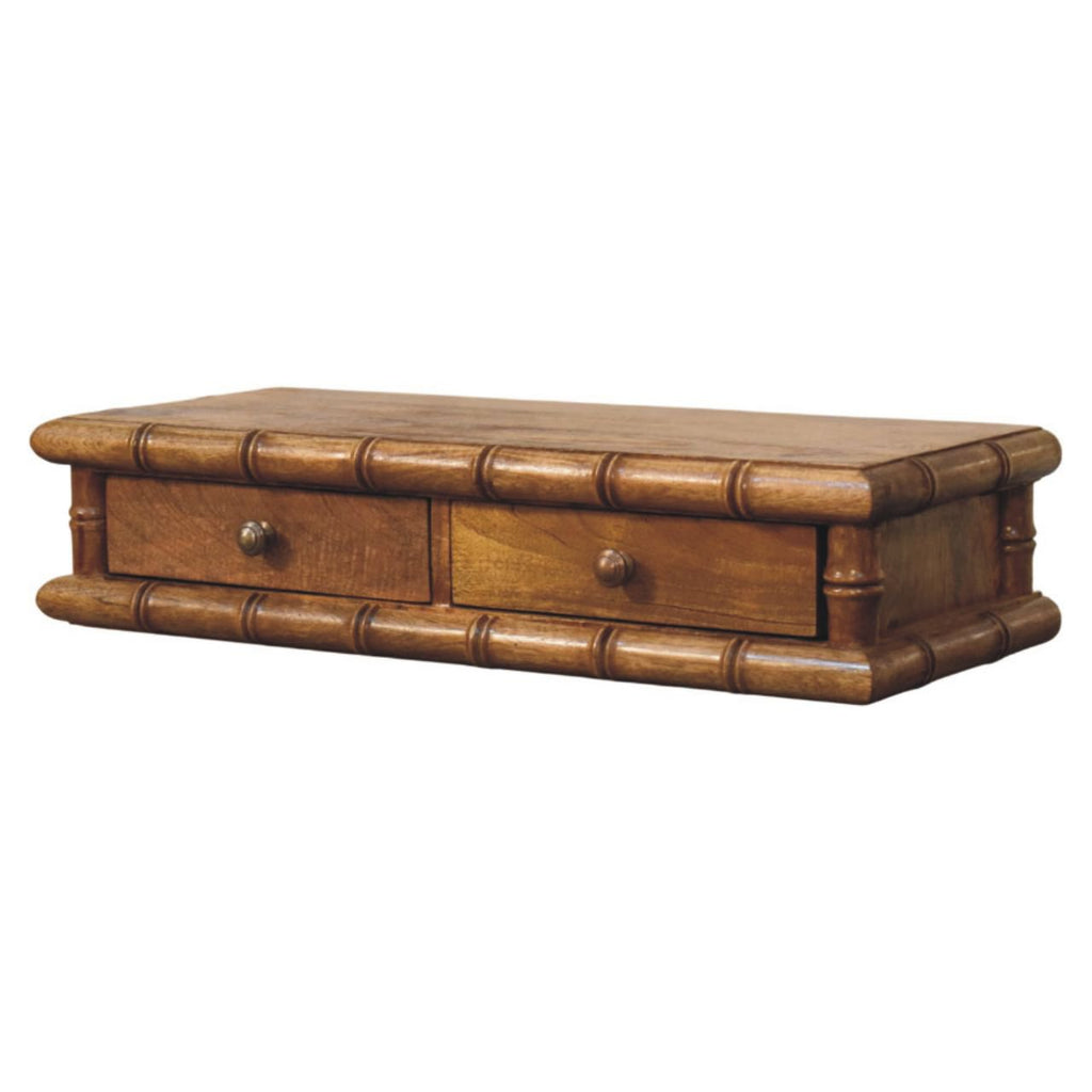 Bamboe wandconsole