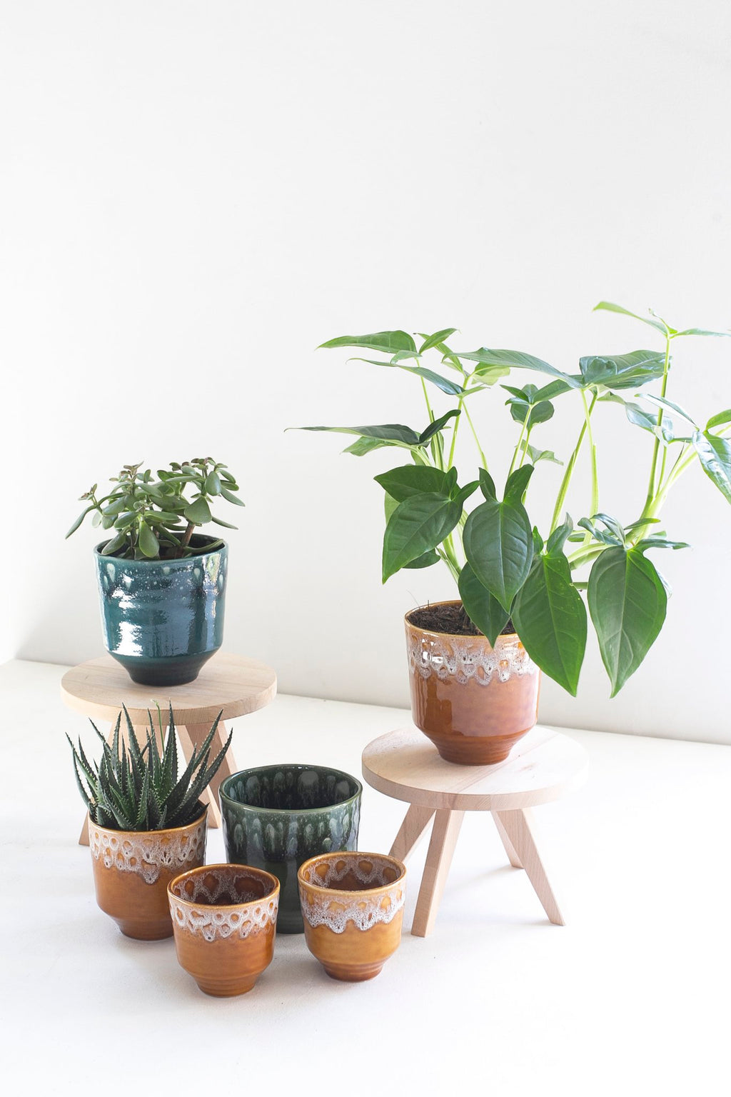 Otis pot 2-tone groen