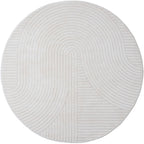 Vloerkleed Ella Cream Rond ø240 cm