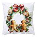 Sierkussen 45x45 cm Wit Polyester