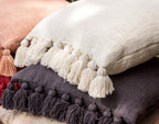 Dutch Decor Ruby - Kussen 45x45 cm Antracietgrijs - grijs