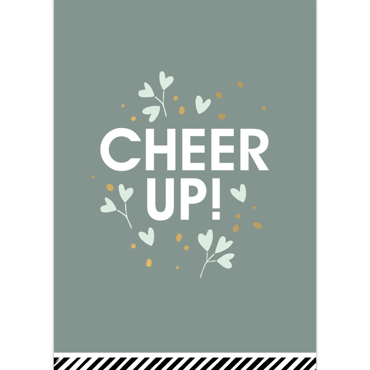 Perfect Basics - Cheer up! - wenskaarten - 10 stuks