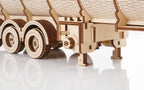 Eco Wood Art (EWA) 3D Houten Puzzel Tank Semitrailer for Truck Road King, 3410, 39,7x10,8x20cm