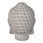 Beeld Boeddha 17x17x24 cm Grijs Steen