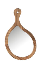 J -Line Spiegel Palet - Hout/Glas - Naturel - Large - 42 x 72 cm