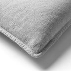 Dutch Decor Bowie - Kussen 45x45 cm - Gewassen katoen - Micro Chip - Grijs
