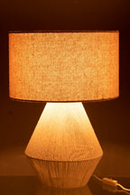 J-Line lamp String - jute - wit